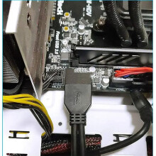 90 Grad auf-/Ab-Winkel USB 3.0 19/20-Polig auf Dual USB-A Buchse Adapterkabel Motherboard Internes Verlängerungskabel B