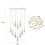 Boho Wall Hanging Picture Frame with Lights and 20 Clips 2