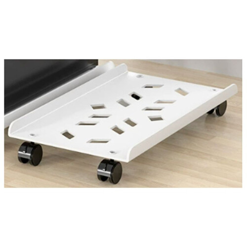 Mobile Computer Tower Holder CPU Stand Adjustable Computer Tower Stand with 4 Caster Wheels Under Desk Holder 2