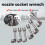 Hex wrench socket Fuel Injection Pipe Socket Wrench for Car Repair 7