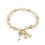 Multicolor Stretch Beaded Bracelet for Women – Stackable, Adjustable, Layered – 1PC 2
