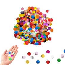 Rainbow Metallic Foil Confetti,Portable Round Dots Glitter Rainbow Table Confetti for Party,Engagements & Weddings Decorations,0.22LB