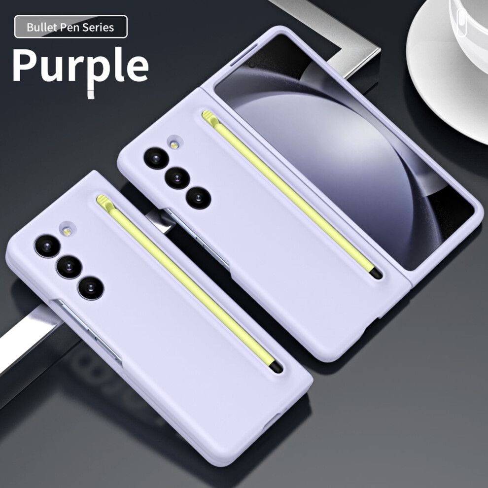 Allytech Case For Samsung Galaxy Z Fold6 W/ S Pen & Screen Protector Â Shockproof Rugged Cover Â Purple 9464372673544