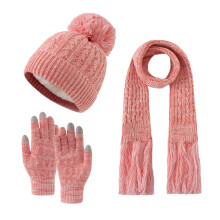 Kids Winter Warmer Hat Scarf For Toddlers Girls Boys Lined