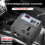 Inversor de carro 200W DC12V/24V para AC110V/220V com display LED 7