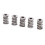 50 Stück Alloy Wikinger Bartperlen, Röhrchen-Threads DIY Haaraccessoires 1