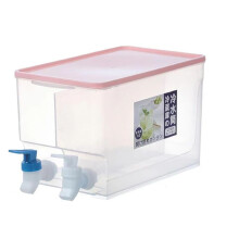 5,2L Large Capacity Water Fontän Mjölk Dryck Dryckesautomat Spillsäker Kanna med Kran i Kylskåp Fruktjuice B