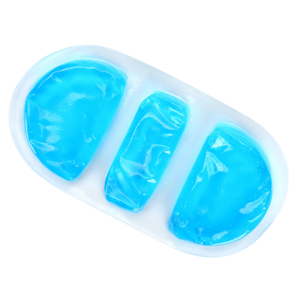 Blue Reusable Gel Pack Cold Hot Compress For Pain & Swelling Relief, 11X6cm