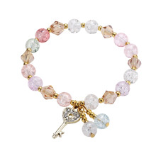 Multicolor Stretch Beaded Bracelet Set for Women, 2PCS Adjustable Stackable Layered Bracelets