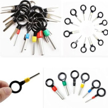 600PCS 1.8/2.2/2.8mm Auto Elektrische Terminal Connectoren Auto Draad Pin Verwijderingsset Niet Geïsoleerde Mannelijke Vrouwelijke Krimp