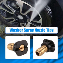 High Pressure Washer Accessories Kit, 7 Power Washer Spray Nozzle Tips,1/4 Inch 4500 Psi 7-Pack (2.5 Gpm)