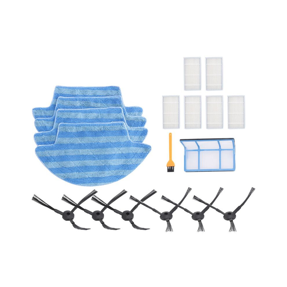 18Pcs For V55 Pro Mop Cloth Side Brush Hepa Filter For V55 Pro Robot Vacuum Cleaner Main Filter Patch Replacement 6032251528082
