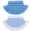 18Pcs for V55 Pro Mop Cloth Side Brush Hepa Filter for  V55 Pro Robot Vacuum Cleaner Main Filter Patch Replacement 8