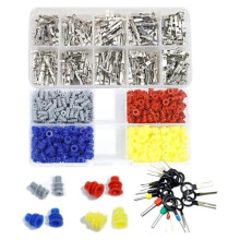 600PCS 1.8/2.2/2.8mm Car Electrical Terminal Connectors Automotive Wire Pin Removal Kit Non Insulated Male Female Crimp