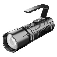 Super Bright Scorpion Special Lamp Dual Light Source Rechargeable Outdoor LED Banknote Detector Strong Light Flashlight
