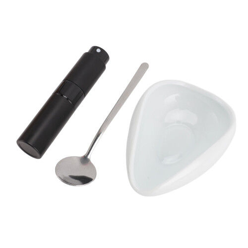 Ceramic Coffee Bean Dosing Cup Set with Spray Bottle 25g Capacity