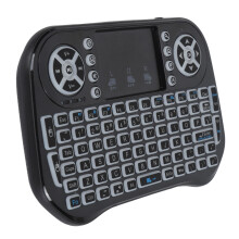 Mini Touchpad Keyboard 3-Color Backlight 1020mAh Bluetooth 2.4GHz