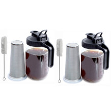 Graderade Masonburkar, Kallvattenkannor, Glaskannaset, Kaffefilter, Handtag, Lock, Glasflaskor