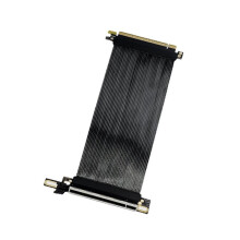 PCIe 5.0 X16 Riser Cable for  H1 270Reverse Right Angle Silver Plated Cable GEN 5/4 64GB/S GPU Extension Cable 40CM