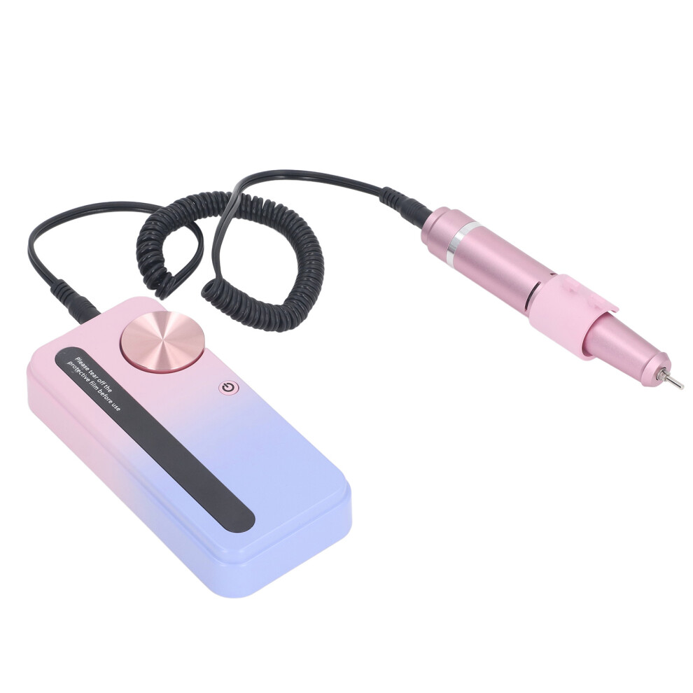 Portable Electric Nail Drill Machine with 3000mAh Battery and Multi-Functions