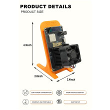 For Bitaxe Gamma 601 BTC Solo Miner 1200GH/S 18W BM1370 Asic Chip From S21 Pro Bitcoin BTC Miner Wth Stand UK PLUG
