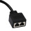 Cabo Adaptador Divisor RJ45 1xmacho para 2xfêmea para Cabo Extensor Conversor Ethernet LAN Ethernet 6