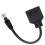 Cabo Adaptador Divisor RJ45 1xmacho para 2xfêmea para Cabo Extensor Conversor Ethernet LAN Ethernet 7
