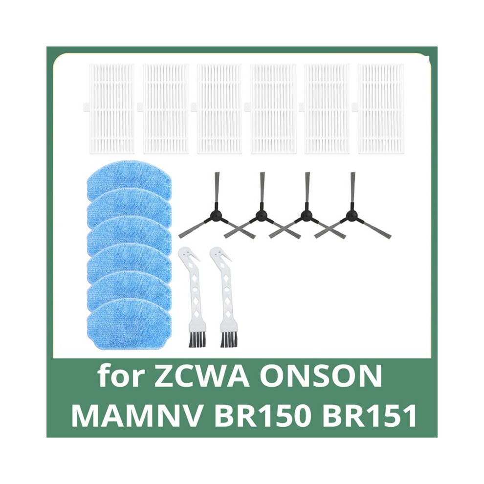 For Zcwa Onson Mamnv Br150 Br151 Sweeper Side Brush Filter Cloth Replacement Parts Brush 6033427315895