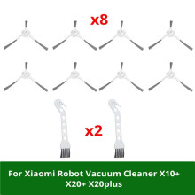 Applicable Compatible with Robot Vacuum Cleaner X10+ X20+ X20plus Accessories Side Brush Replacement Accessories Brush