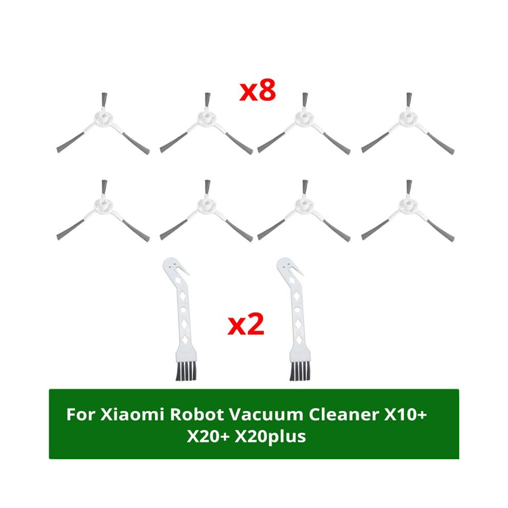 Applicable For Robot Vacuum Cleaner X10+ X20+ X20plus Accessories Side Brush Replacement Accessories Brush 6032911997777