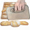 2Pcs Silicone Bread Loaf Pan Liners Reusable Bread Baking Mat,Loaf Pan Lifterswith 4 Handles 5