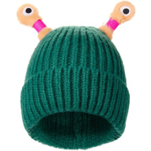 Bonnet monstre lumineux en tricot pour Halloween et l'hiver