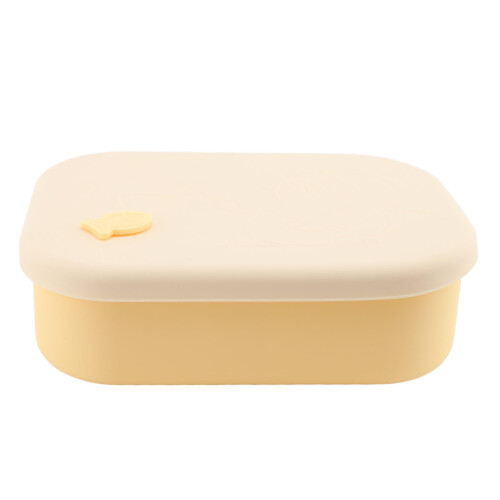 Silikon-Lunchbox mit 3 Fächern – mikrowellengeeignet, lebensmittelecht, luftdicht, leicht