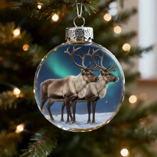 Ornement de Noël plat en 3D représentant un renne, à décorer avec un sapin, un mur ou une porte.
