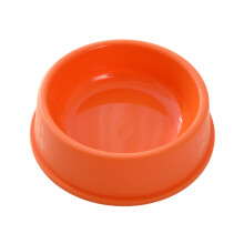 Gamelle robuste et antidérapante pour chats et chiens, orange, 21 cm