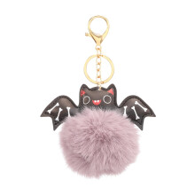 Halloween-Schlüsselanhänger aus Plüschball, Taschenanhänger für Frauen und Mädchen, Füllmaterial für Halloween-Partytüten