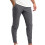 Men's Slim-Fit Tapered Pants Solid Color Breathable Elastic 1