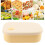 Silikon-Lunchbox mit 3 Fächern – mikrowellengeeignet, lebensmittelecht, luftdicht, leicht 2