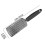 Stainless Steel Flat Cheese Grater with Handle, Rust-Resistant Lemon Zester – Compatible with All Kitchen Uses, 2x10in, Silver 2