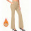 Women's Solid Fleece-Lined Yoga Pants 1 Pair 1