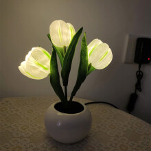 LED-Schreibtischlampe – Blumenförmiges Nachtlicht, geeignet für Schlafzimmer und Büro, ideales Geschenk – Sonderangebot