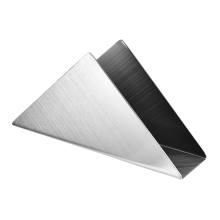 Porte-serviettes vertical en acier inoxydable plaqué or (1 pièce)