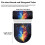 WC-Sitzbezug mit Wolfssternmuster, elastischem Rand, weichem, wiederverwendbarem Material, dehnbarem WC-Sitzdeckelbezug 8