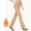 Women's Solid Fleece-Lined Yoga Pants 1 Pair 7