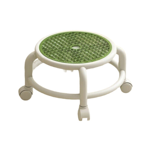 Sgabello con ruote girevoli a 360 e traspirante