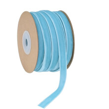 Samtband, 3/8 Zoll breit, 20 Yards lang, dunkelgrüner Samtstoff, dünnes Samtband für Choker, Geschenkpapier, Schleifen, Blumensträuße,