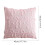 Housse de coussin à nœud papillon 3D en polyester 45 x 45 cm 3