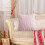 Housse de coussin à nœud papillon 3D en polyester 45 x 45 cm 5