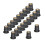 Motorcycle Windshield Nuts Rubber M5 20 pcs 2