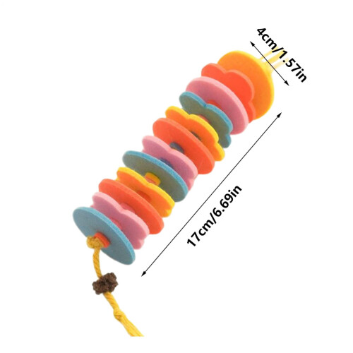 Teething Toy Rope with Bell for Chewing 1 Piece 2
